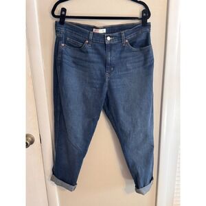 Levis Womens Heritage Boyfriend Jeans Medium Denim SZ 12